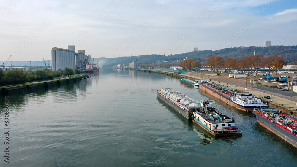 Naklejka premium Presqu’île Rollet Rouen