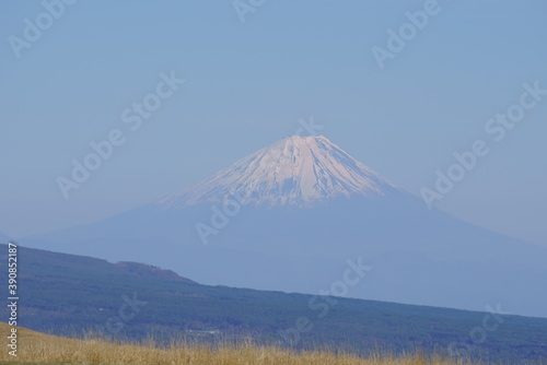 Mt. Fuji seen from the plateau of Nagano Prefecture