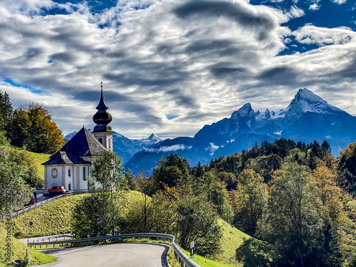 Wallfahrtskirche Maria Gern bei Berchtesgaden photo