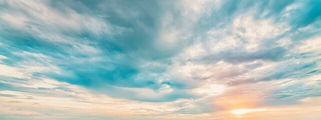 Sky texture for illustration, 3D rendering, digital art.