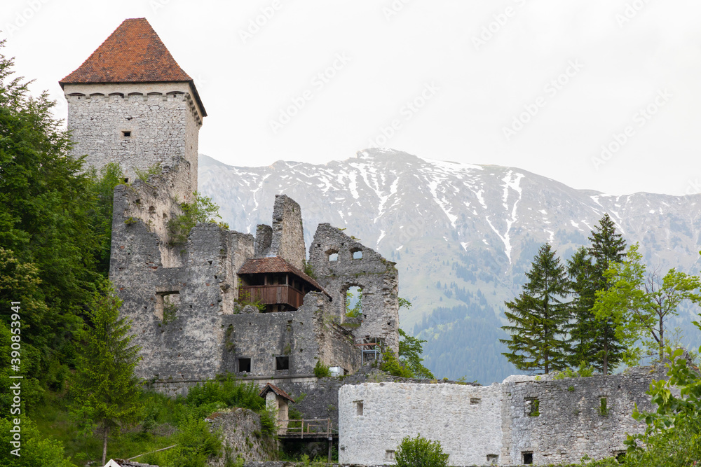 Castle ruins Kamen, Radovljica, Slovenia Castle ruins Kamen, Radovljica, Slovenia