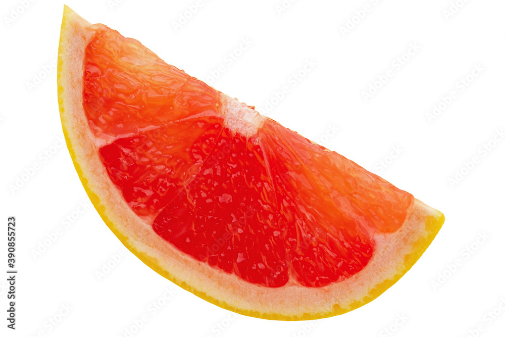 Pink ripe grapefruit on white isolated background. Pink ripe grapefruit on white isolated background.