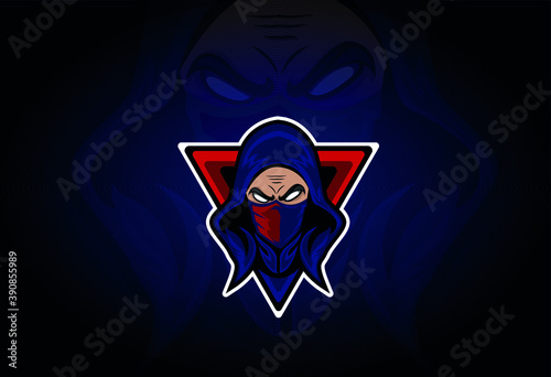 hacker mascot logo 