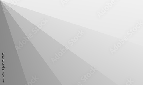 Abstract white and gray triangle technology modern background.