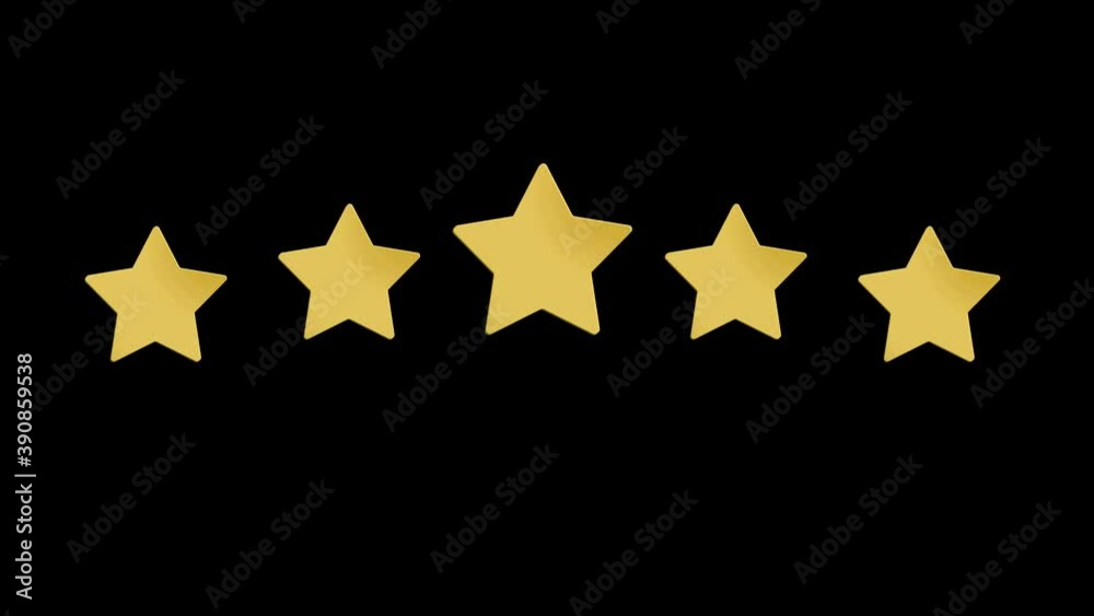 Gold stars on black background. Rating concept. Abstract design template animation. Available in 4K FullHD and HD video Gold stars on black background. Rating concept. Abstract design template animation. Available in 4K FullHD and HD video