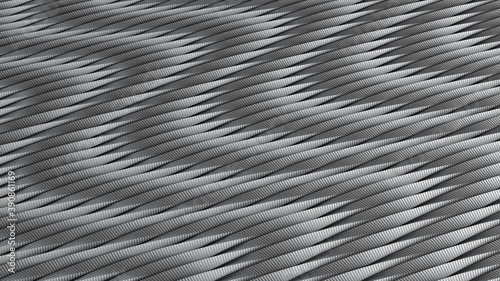 Seamless Loop of Minimal Patterns in Wavy Movements