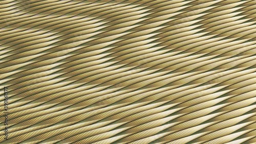Seamless Loop of Minimal Patterns in Wavy Movements