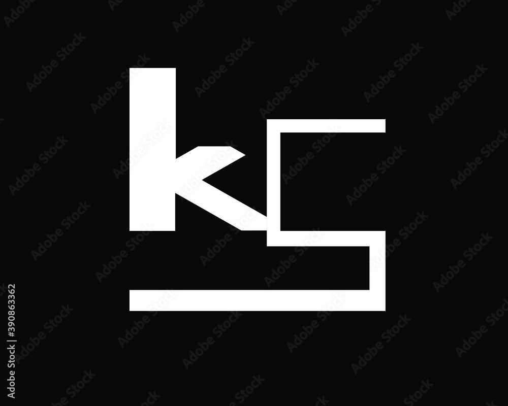 Fototapeta premium k s and l s logo designs and monogram logos