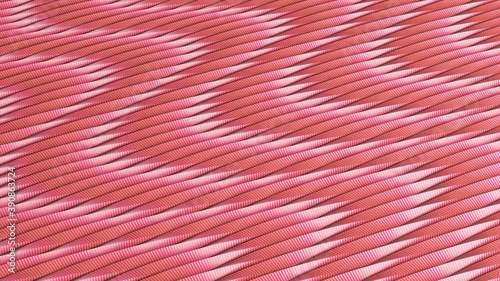 Seamless Loop of Minimal Patterns in Wavy Movements