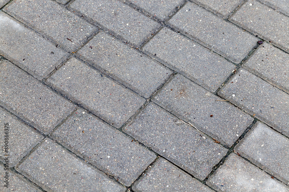 a road made of concrete tiles for pedestrian a road made of concrete tiles for pedestrian