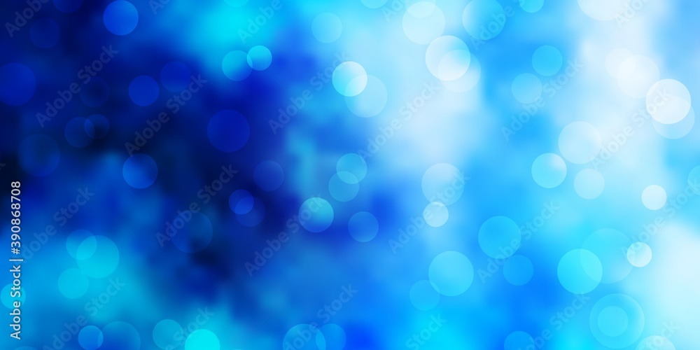 Light BLUE vector background with circles. Light BLUE vector background with circles.