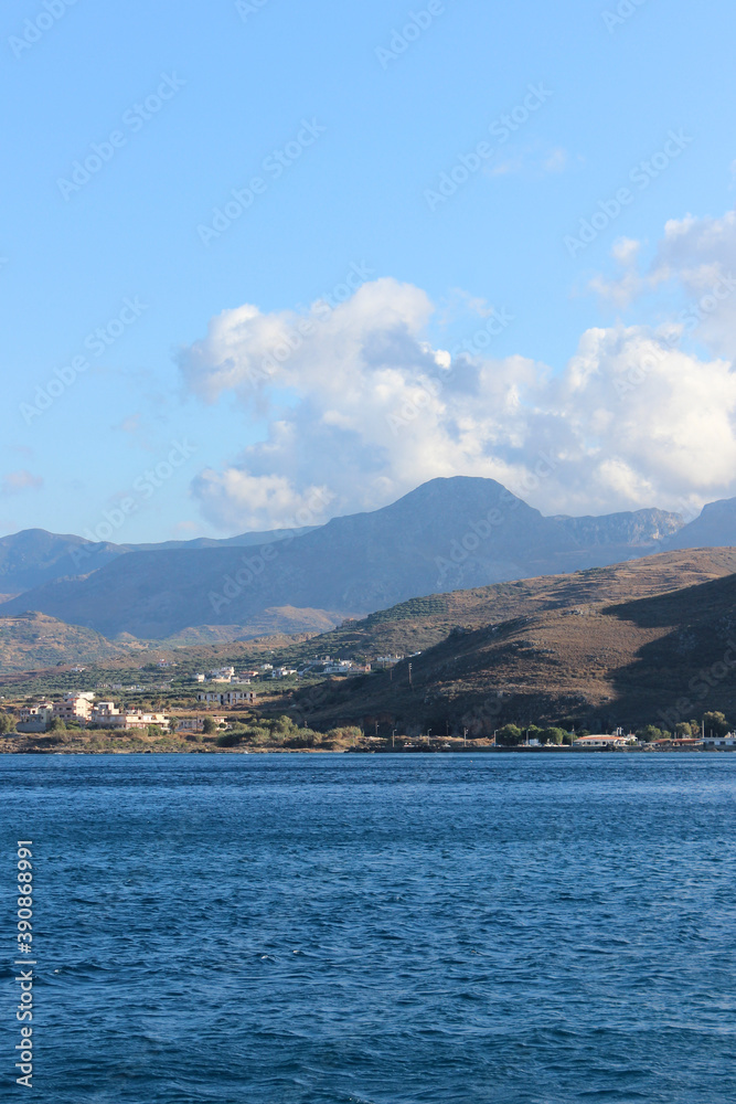 paysage paradisiaque en Crète. 