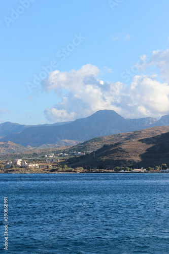 paysage paradisiaque en Crète. 
