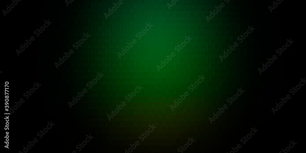 Fototapeta premium Light Blue, Green vector background with rectangles.