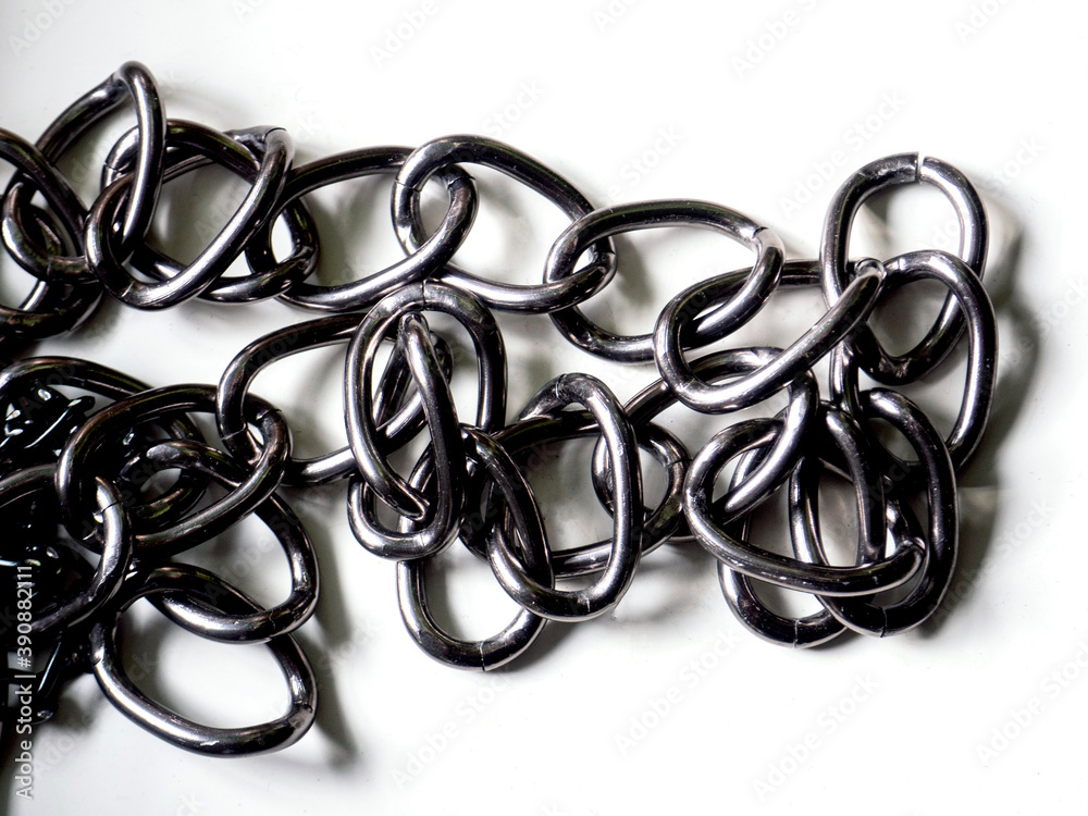 Chain isolated on white background Chain isolated on white background