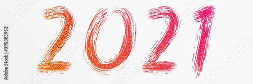 2021 - happy new year 2021 glitter