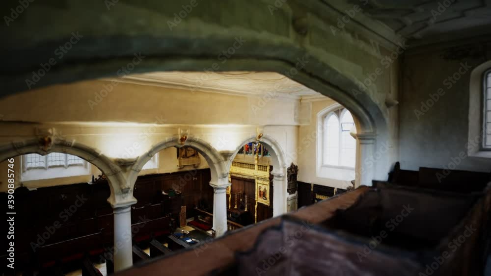inside the Charterhouse Chapel interior inside the Charterhouse Chapel interior