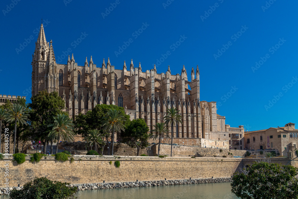La Seu Cathedral in Palma, Mallorca, Balearic Islands