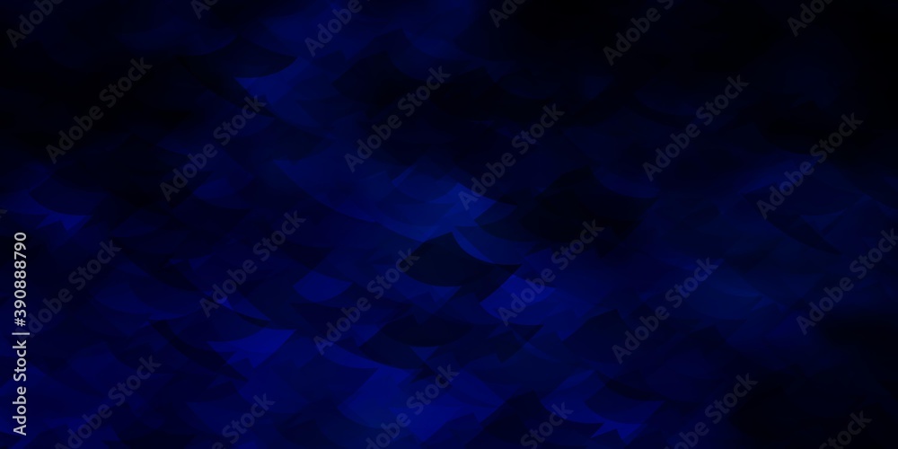Dark BLUE vector background with triangles. Dark BLUE vector background with triangles.
