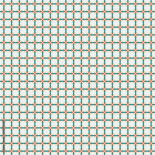 Abstract Cross Pattern Dots Logo generative computational art illustration