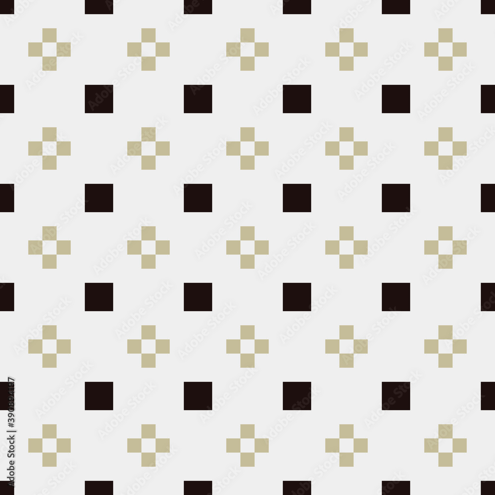 Obraz premium Abstract Cross Pattern Dots Logo generative computational art illustration