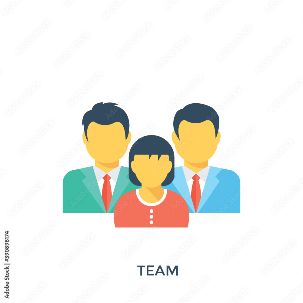 Team vector illustration, diverse people
Team vector illustration, diverse people