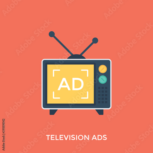 
Illustration ad billboard, advertising signboard
