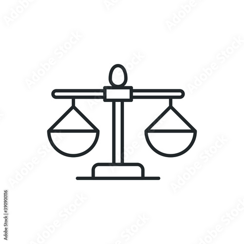 law justicte icon vector illustration
