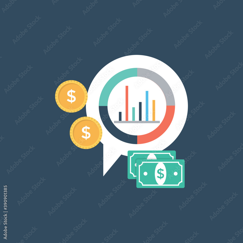 A website graph symbolizing web analytics in illustration style
A website graph symbolizing web analytics in illustration style