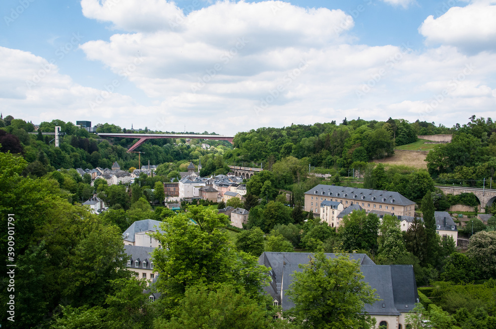 
urban views of Luxembourg City