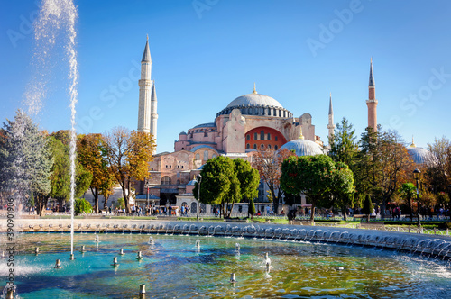 Hagia Sophia is the most visited landmark in Istanbul.