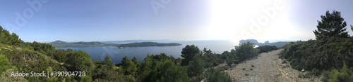 coastal view from monte timidone  alghero  sardinia  italy