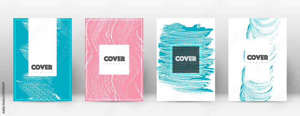 Cover page design template. Hipster brochure layou