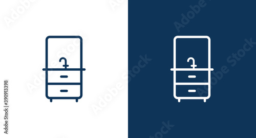 Bathroom sink icon for web and mobile