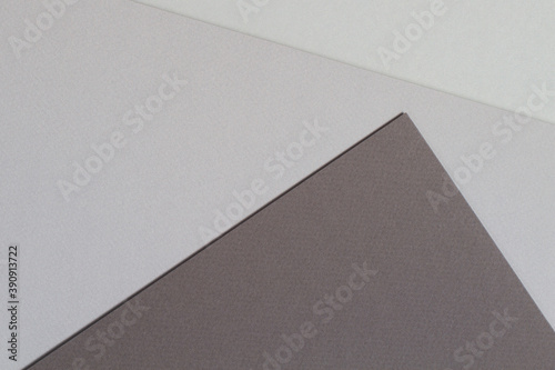 Abstract gray creative paper texture background. Minimal geometric shapes and lines