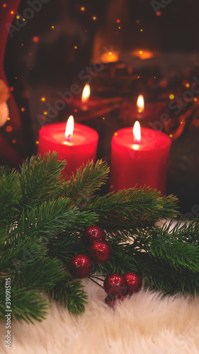 New Year's festive backgrou...