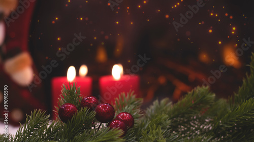 New Year's festive backgrou...
