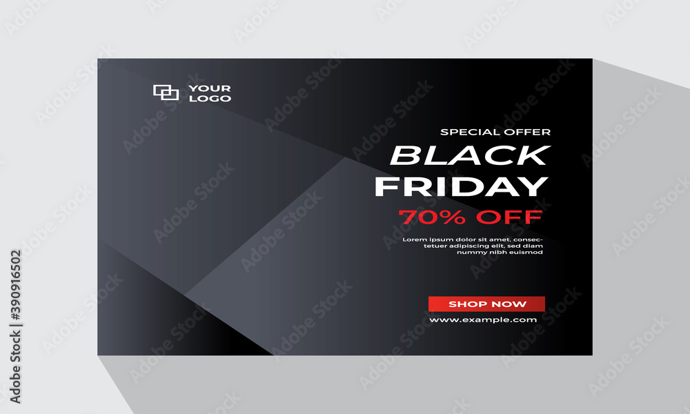 Fototapeta premium Black Friday social media post template Vector