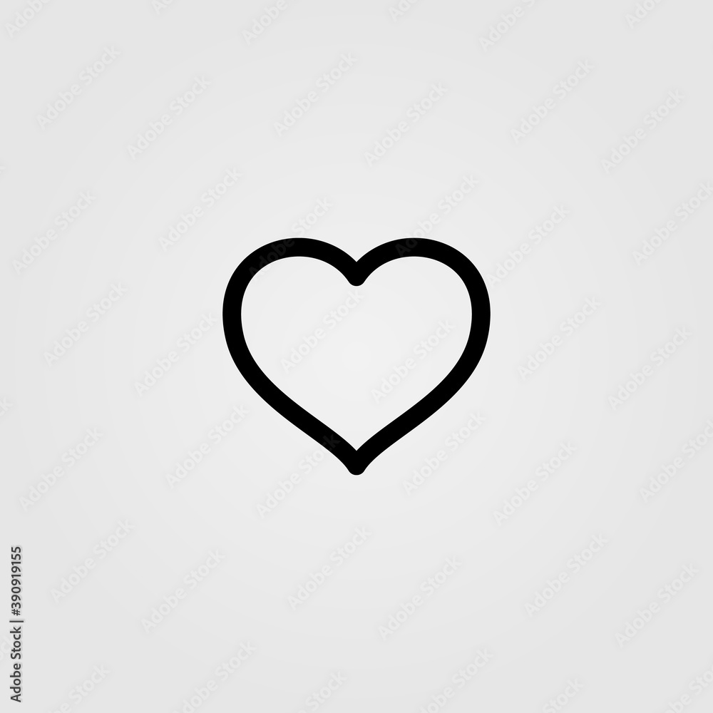 Heart symbol icon in line design style. Valentine concept, love, romantic sign. Like, favorite symbol icon for social media applications. Heart symbol icon in line design style. Valentine concept, love, romantic sign. Like, favorite symbol icon for social media applications.