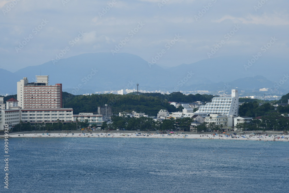 和歌山南紀白浜　白良浜海水浴場