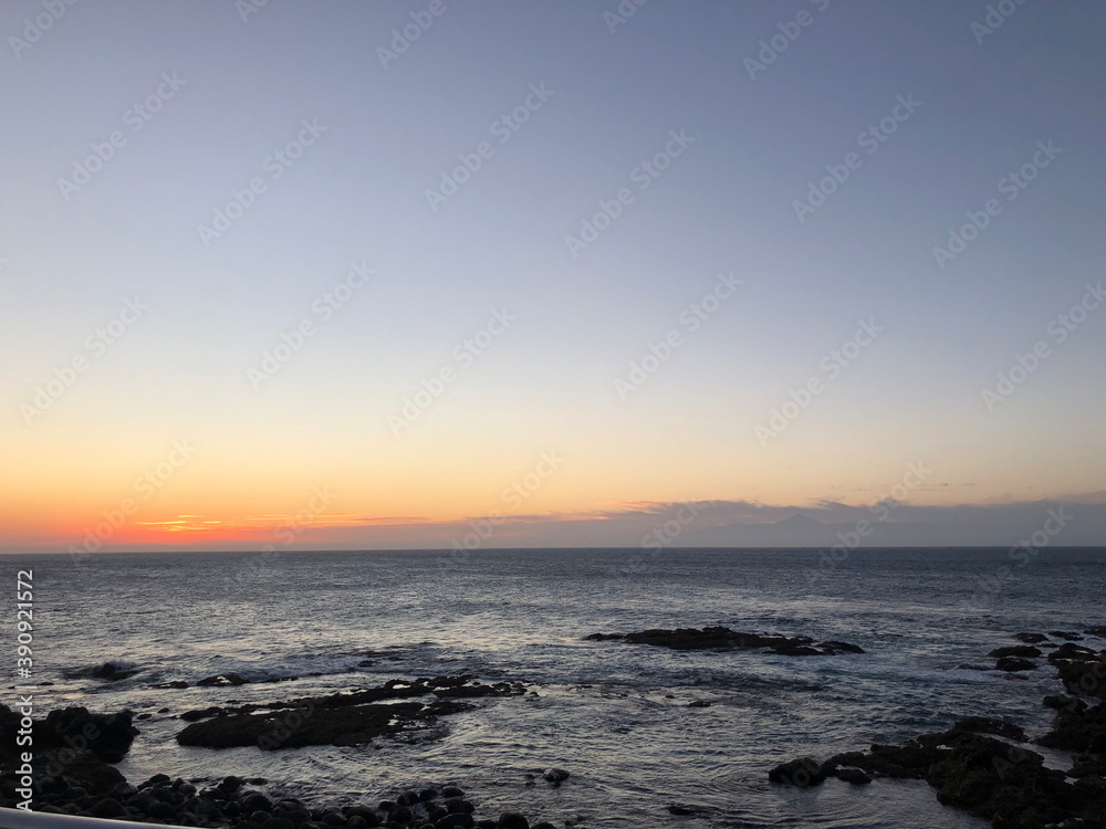 sunset over the sea sunset over the sea