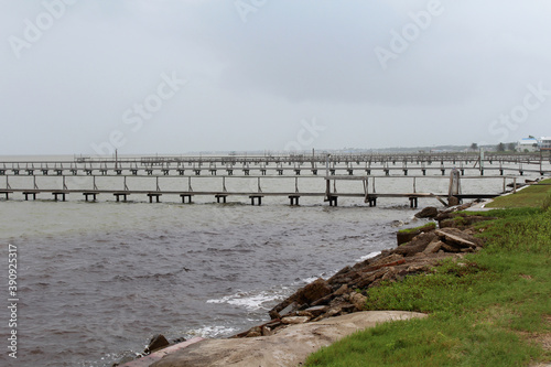 pier on the shore