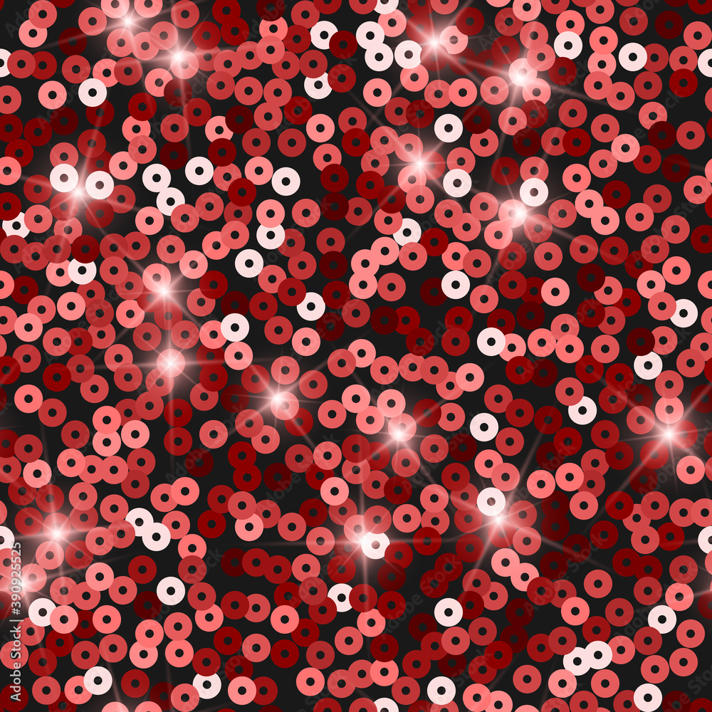 Glitter seamless texture. Admirable red particles. Glitter seamless texture. Admirable red particles.