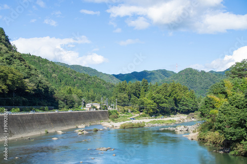 岐阜県 美濃市のとてもきれいな川
