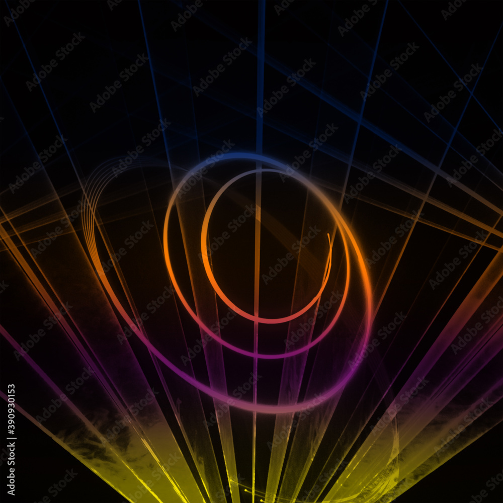 Fototapeta premium Laser background colormix (1:1)