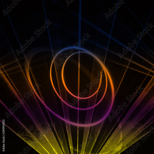 Laser background colormix (1:1)