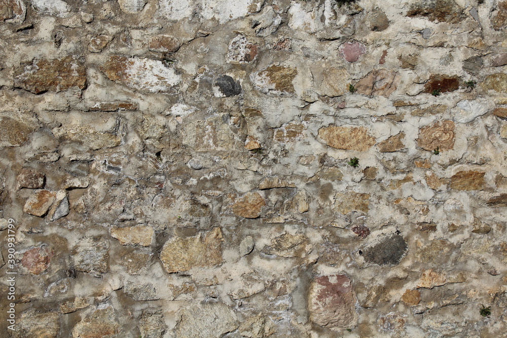 Obraz premium Unregelmäßige Natursteinmauer