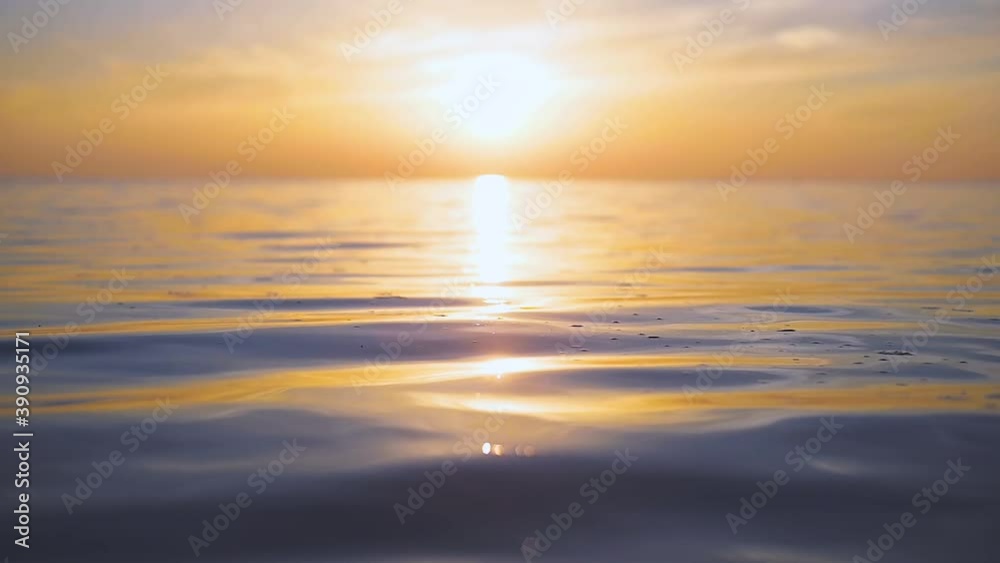 Sonnenuntergang über der Nordsee in Slowmotion