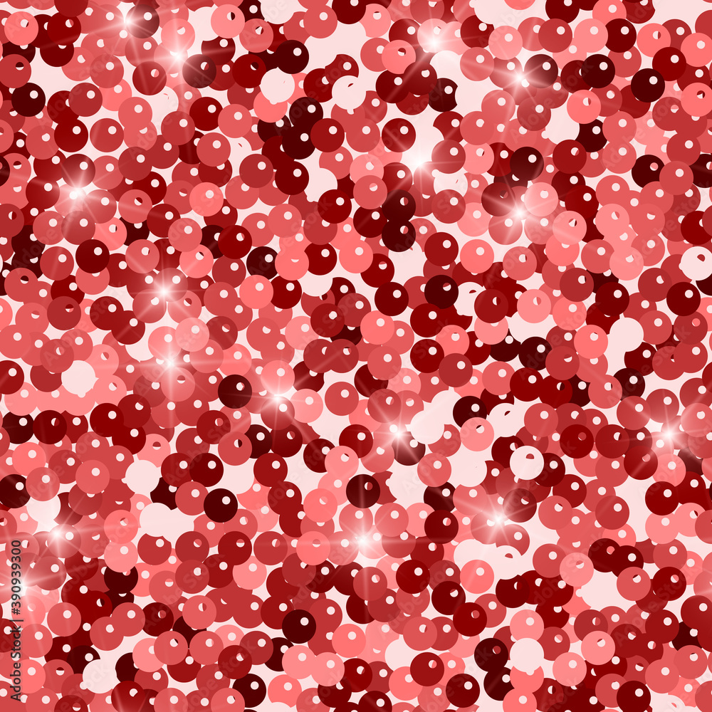 Glitter seamless texture. Admirable red particles. Glitter seamless texture. Admirable red particles.
