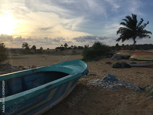 boat on the beach